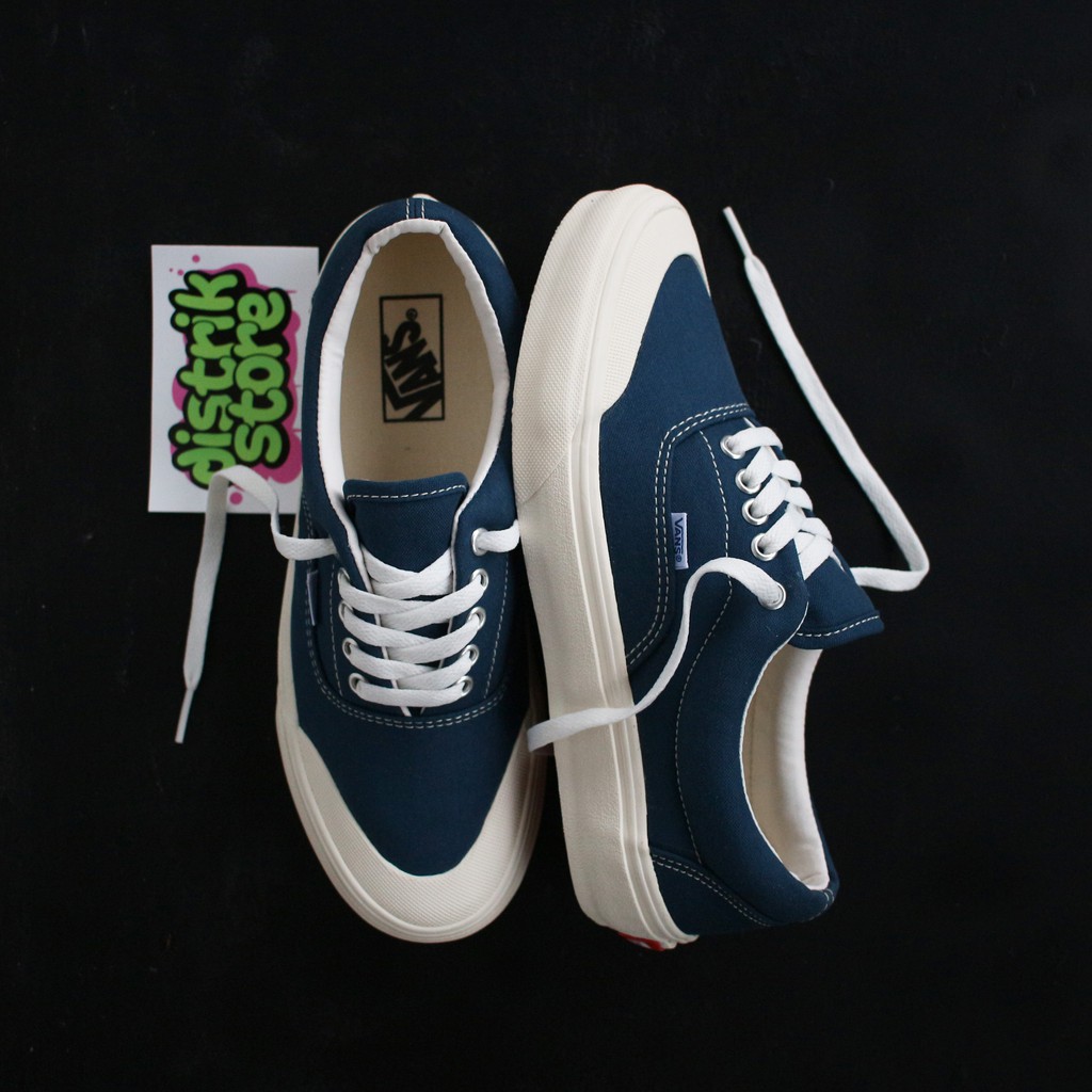 Jual Sepatu Vans Era Halfmoon Navy White Shopee Indonesia