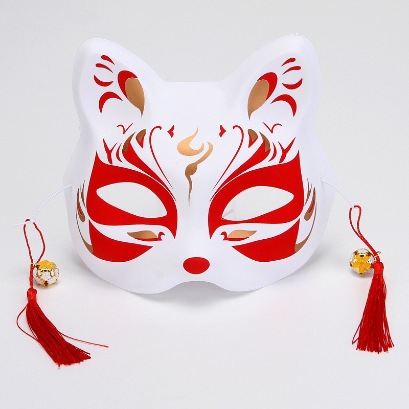 Jual TOHK topeng kitsune fox bunkasai japanese festival mask halloween ...