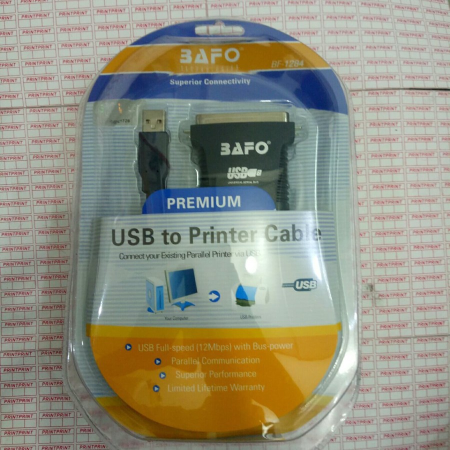 Jual USB to Printer Cable BAFO Parallel to USB Shopee Indonesia