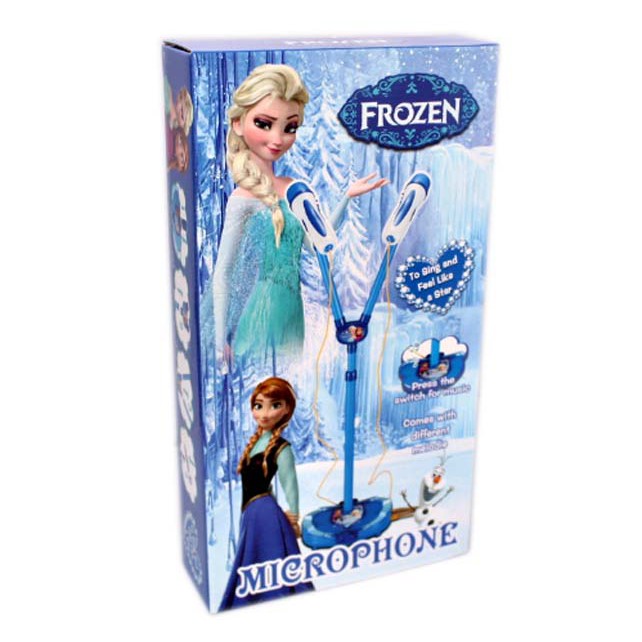 Jual FROZEN DOUBLE MICROPHONE standing mic frozen microphone frozen