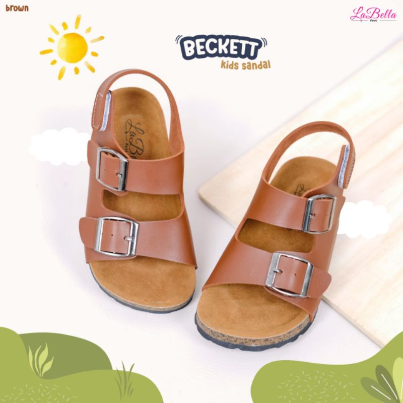 Jual Sandal Anak Model Tali Belakang Becket by Labella Feet Warna