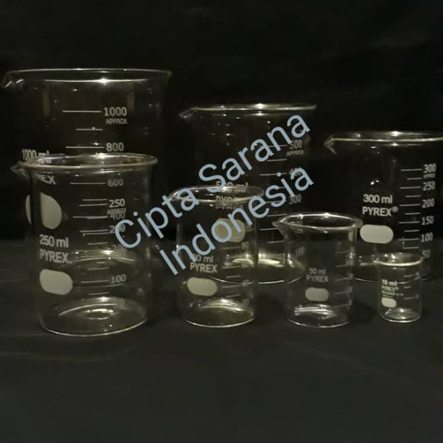 Jual Beaker Glass Gelas Kimia 500ml Pyrex Shopee Indonesia 2493