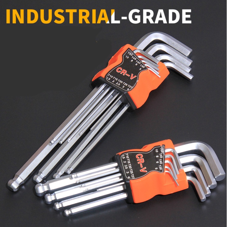 Jual Kunci L Set 9 Pcs Hex Set Key Shopee Indonesia