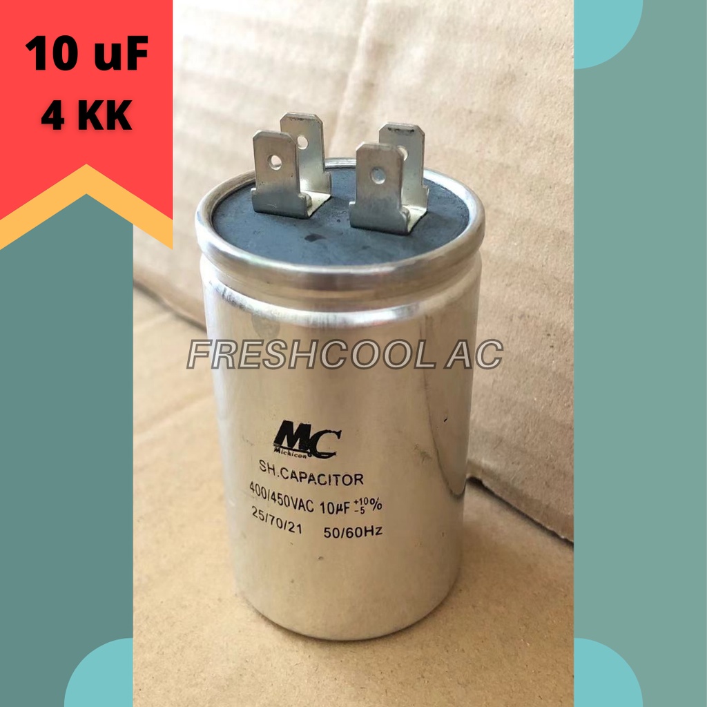 Jual Kapasitor Ac Capacitor Ac Uf Mikro Merk Mc Shopee