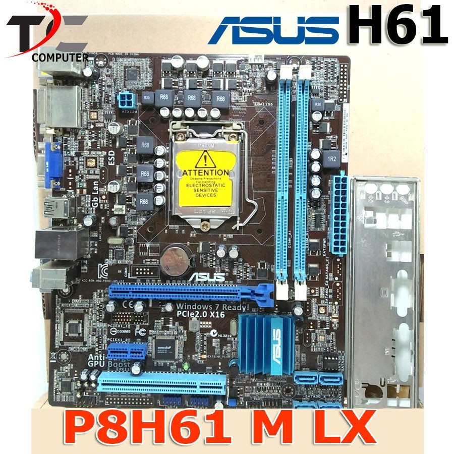 Jual Mainboard Mobo Intel LGA 1155 H61 Onboard ASUS | Shopee Indonesia