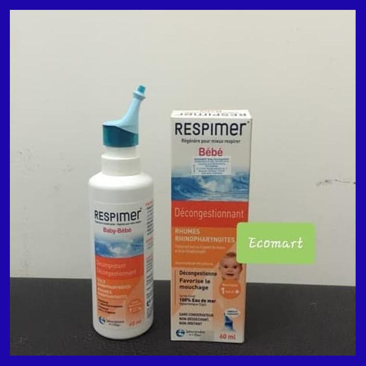 Jual RESPIMER BABY DECONGESTANT NASAL SPRAY 60 ML SEPERTI STERIMAR ...
