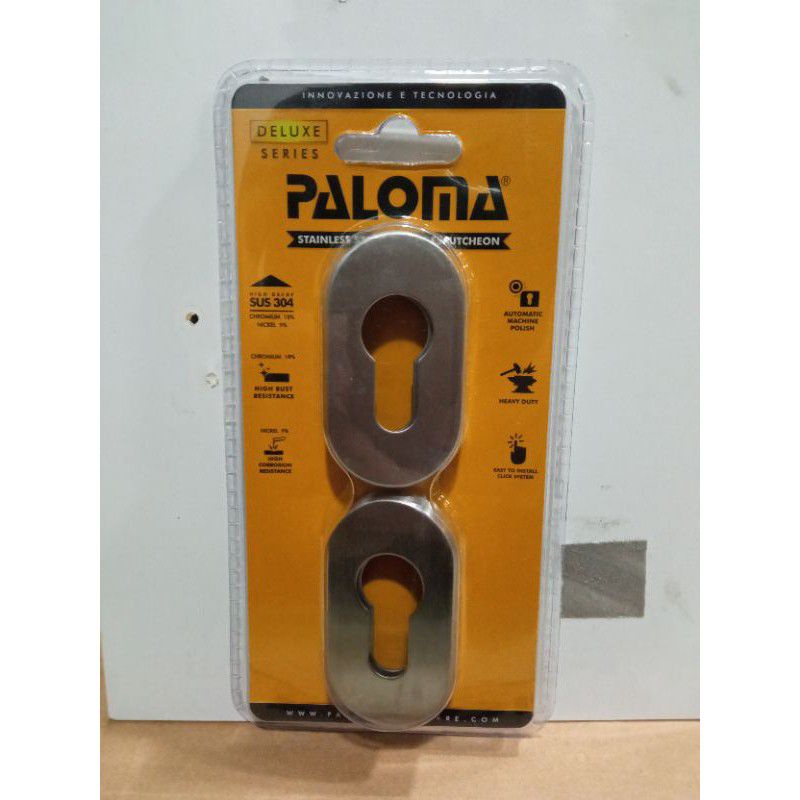 Jual Escutcheon Paloma Deluxe Ecp Ring Kunci Oval Stainless