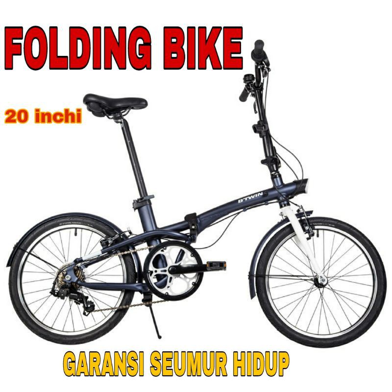 Jual SEPEDA LIPAT FOLDING FOLDED FOLD BIKE 20 INCH INCHI SHIMANO 7 ...