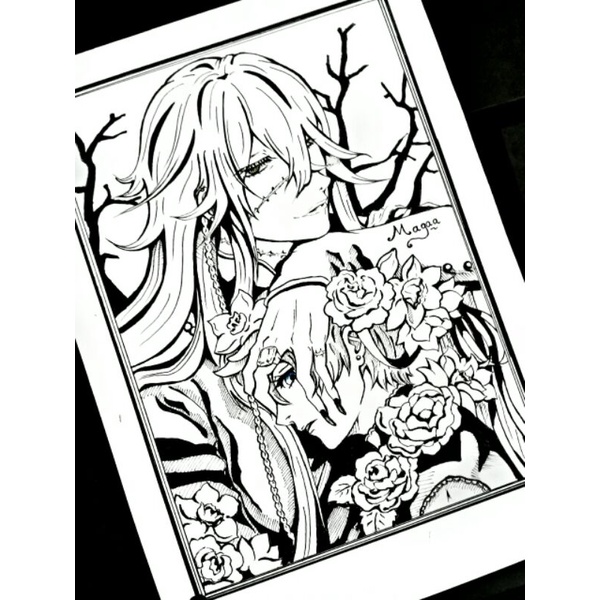 Jual Custom Gambar Lineart Anime | Shopee Indonesia