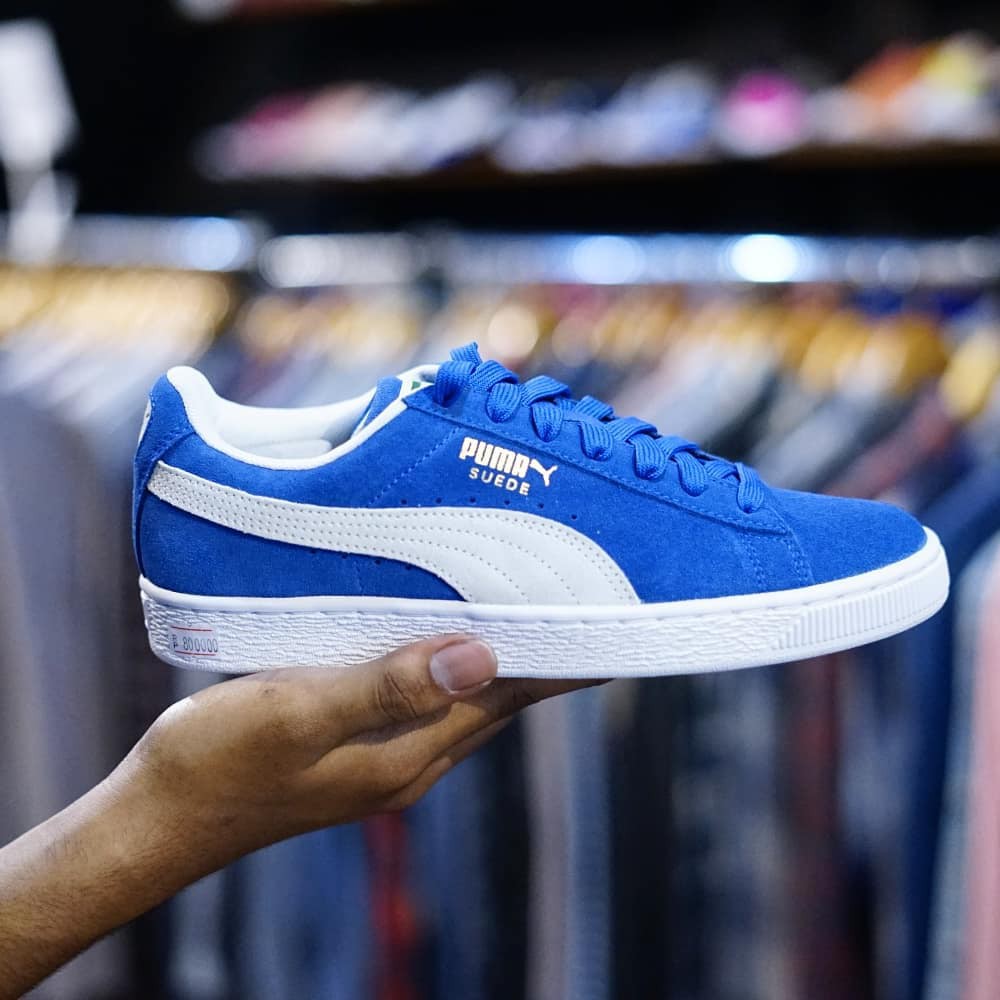 Puma suede sale classic olympian blue