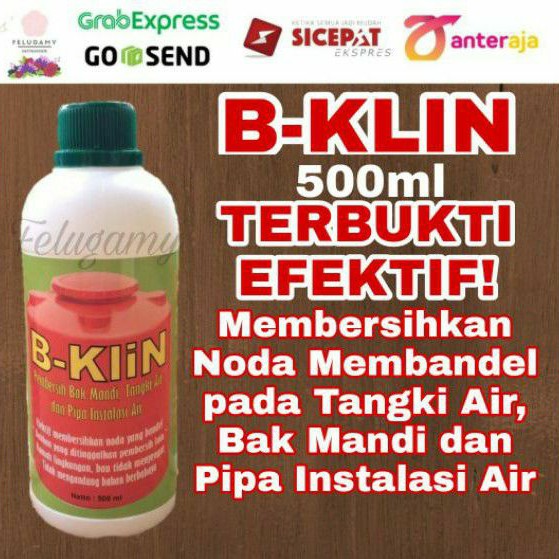 Jual B-KLIN BKLIN PEMBERSIH TANGKI / TANDON TOREN PLARON READY STOCK ...