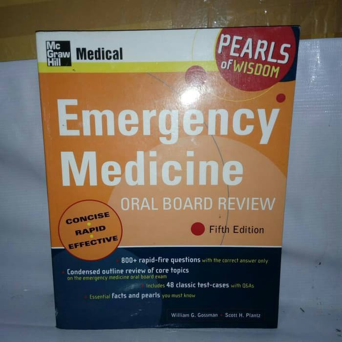 Jual MC GRAW HILL MEDICAL EMERGENCY MEDICINE (ORAL BOARD REVIEW