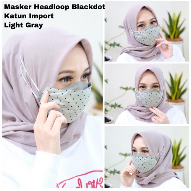 Jual Masker Hijab Premium 3ply | Shopee Indonesia