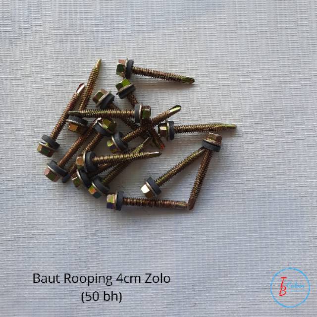Jual Baut Roofing Baja Ringan 12x40 (4cm) merek Zolo (50bh) | Shopee ...