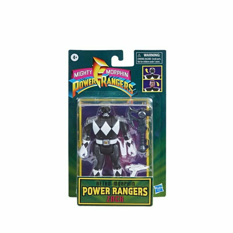 Jual Power Rangers Retro-Morphin Black Ranger Zack - HPRF1233 | Shopee ...