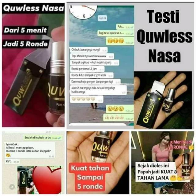 Jual Original Quwless Nasa / Penambah Durasi Berhubungan | Shopee Indonesia