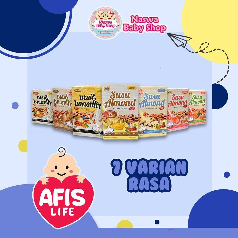 Jual Afis Life Susu Almond Pelancar Asi Booster 200gr Shopee Indonesia