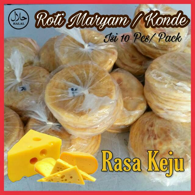 Jual Roti Maryam Roti Cane Roti Konde Keju Isi 10 Pcs Shopee