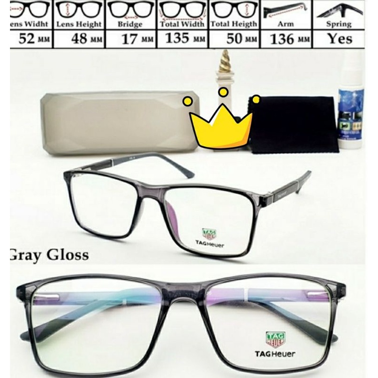 Jual frame kacamata minus frame kotak unisex murah ringan | Shopee ...