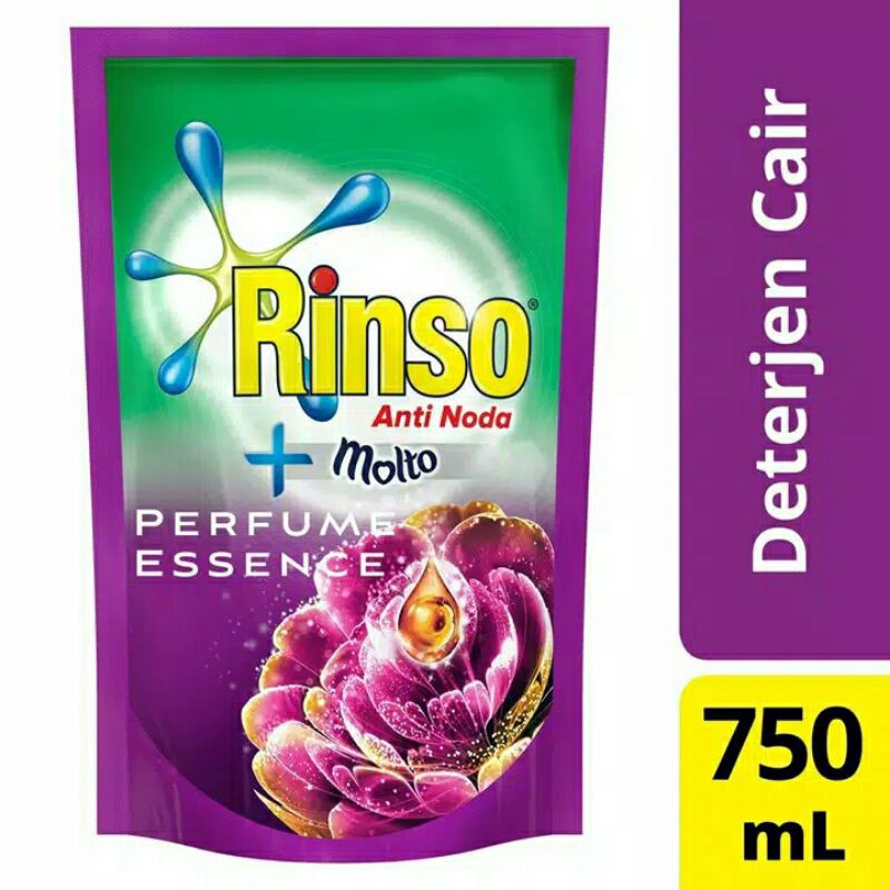 Jual Rinso Molto Deterjen Cair Rose Fresh all varian 750 / 700 Ml ...
