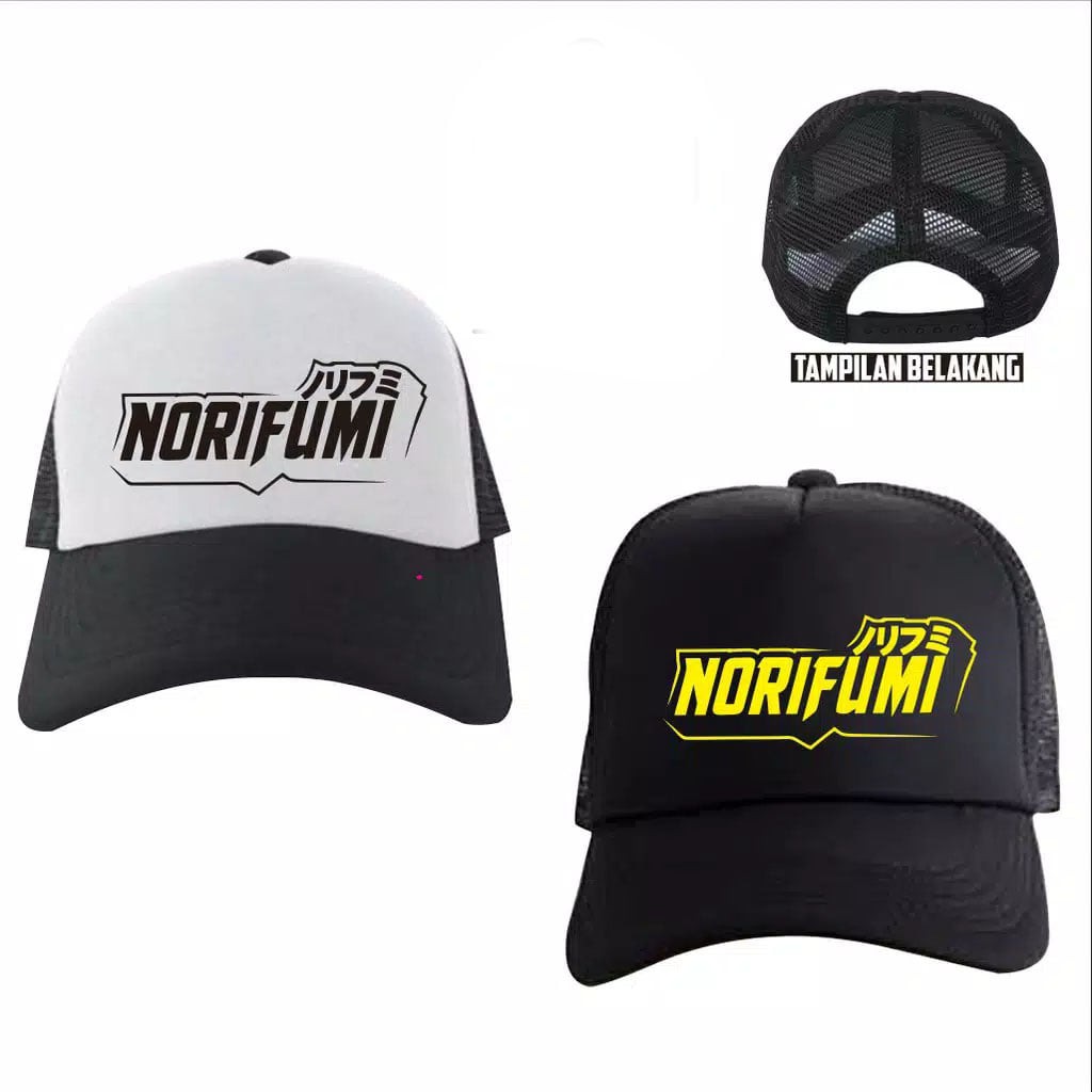 Jual topi norifumi racing / topi norifumi automotive / trucker hat ...