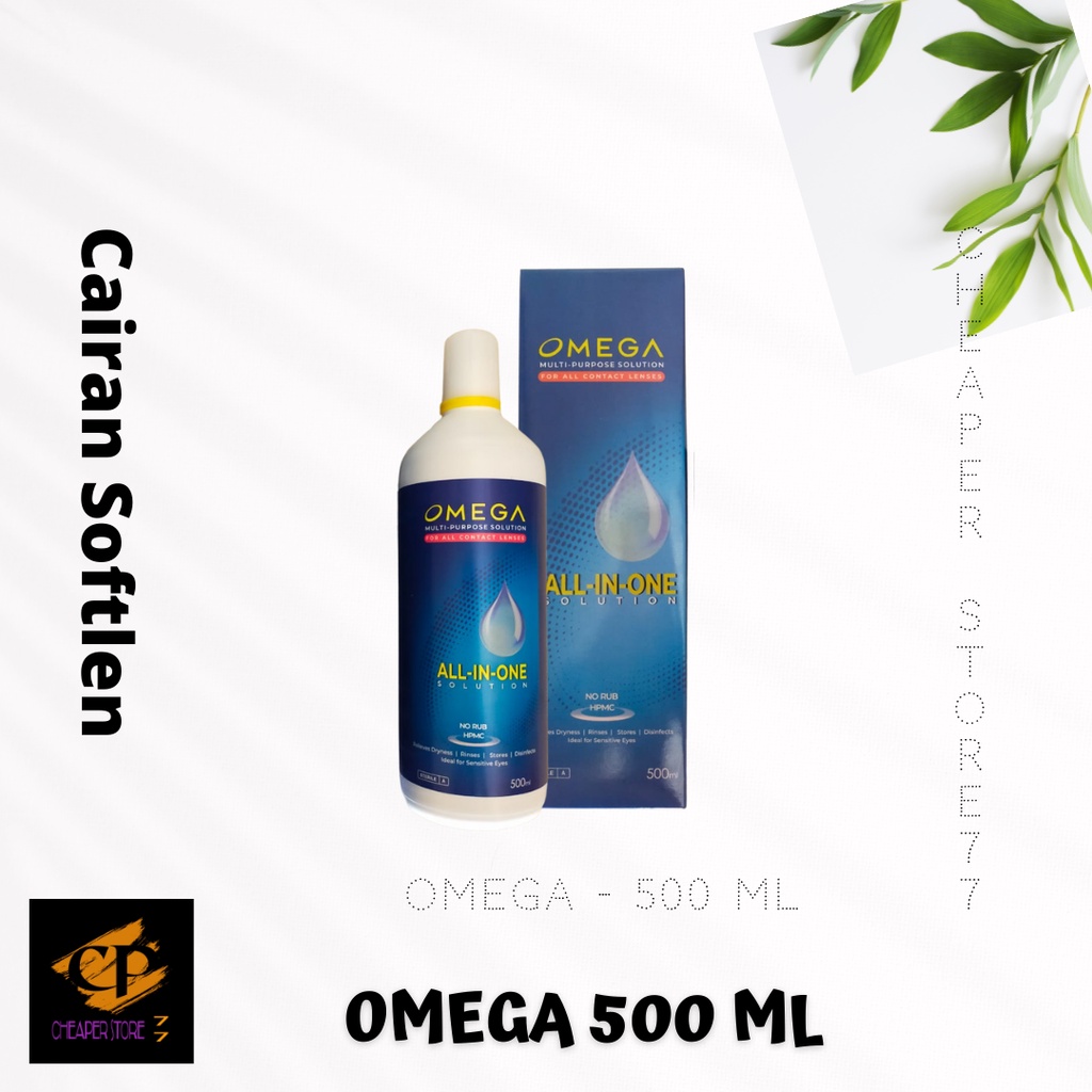 Jual Cairan Pencuci Softlens Omega Ml Shopee Indonesia