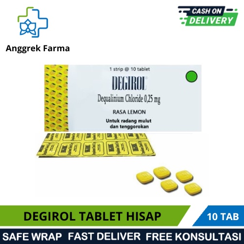Jual DEGIROL/OBAT SAKIT TENGGOROKAN/SARIAWAN/ANTISEPTIK RONGGA MULUT ...