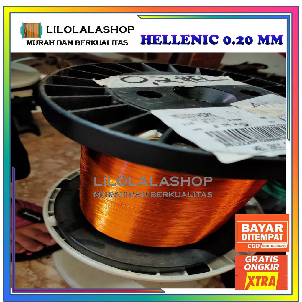 Jual Kawat Tembaga Email Hellenic Mm Gulung Dinamo Trafo