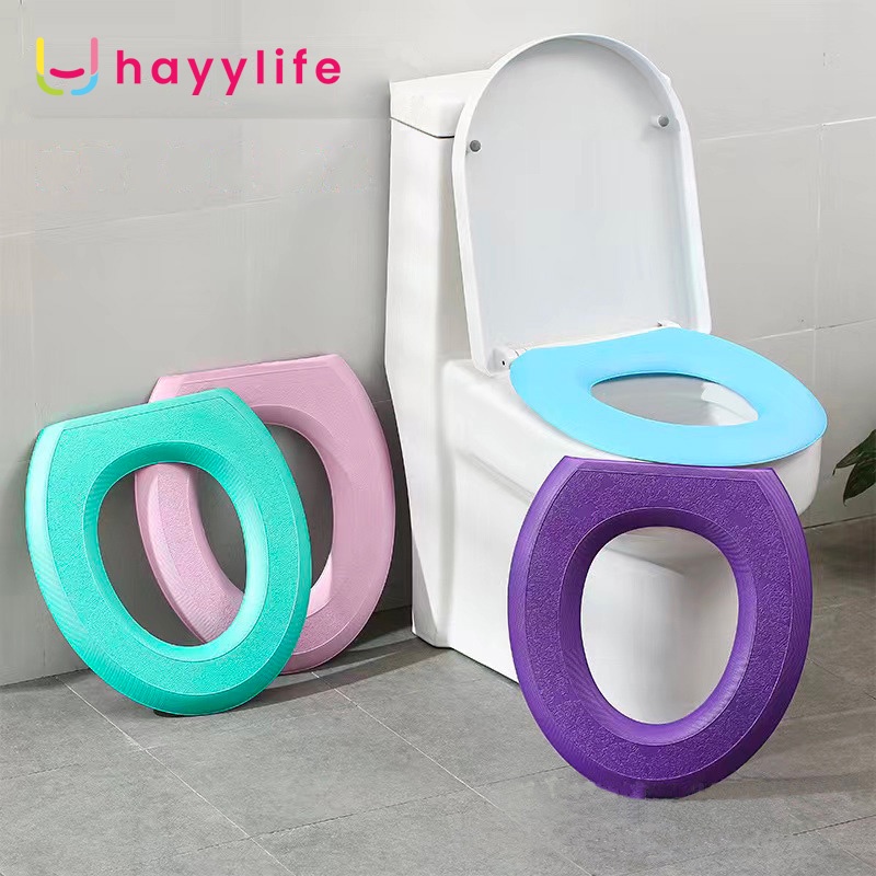 HAYYLIFE Tutup Dudukan Toilet Bahan EVA Lembut – Anti Selip, Hangat, Mudah Dipasang HL-AGC699
