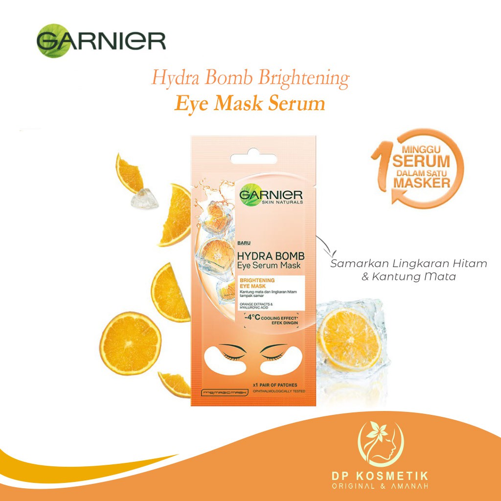 Jual Serum Mata Panda Eye Mask Garnier Hydra Bomb Brightening | Shopee