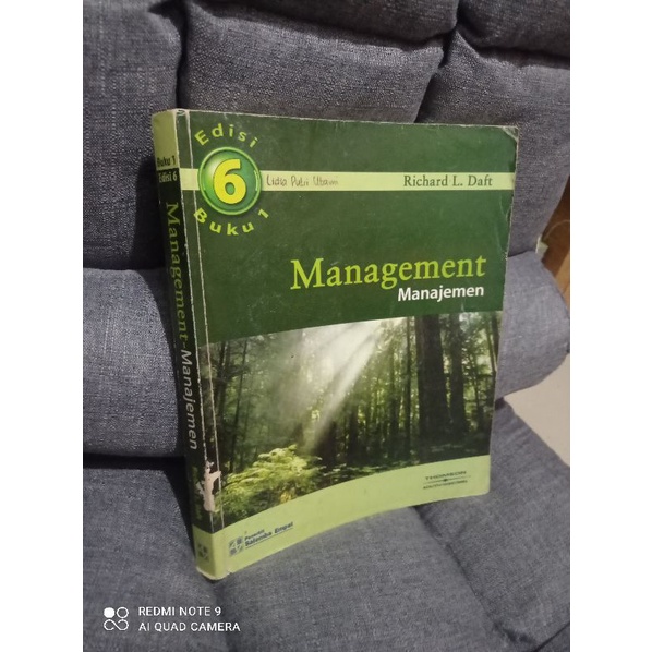 Jual buku 1 Management Manajemen Edisi 6 original Richard Daft | Shopee ...