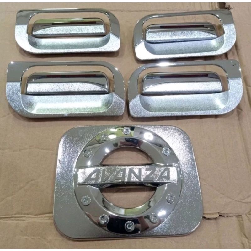 Jual Paket Outer Handle Pintu Dan Tank Cover Tutup Bensin Mobil Avanza Vvti Warna