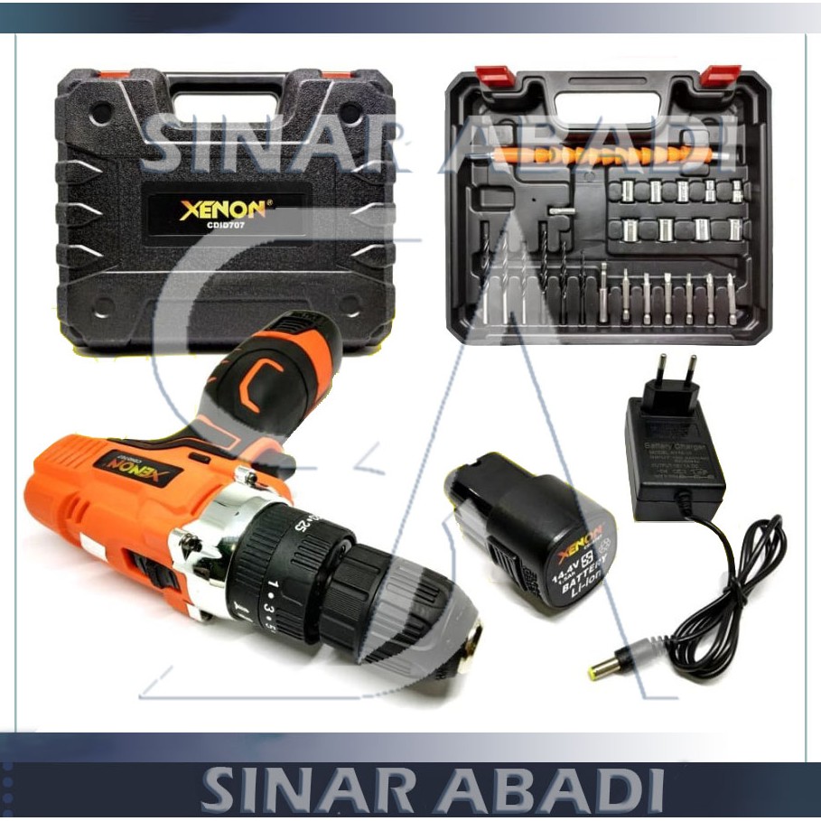 Jual Xenon Cdid Mesin Bor Beton Baterai Cordless Impact Drill