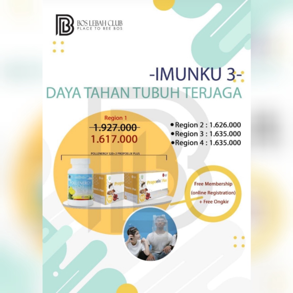 Jual [HDI] PAKET PROMO 2021 IMUNKU2 ( ROYALE, KIDS 3, POLLENERGY , 2 ...