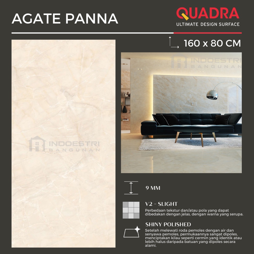 Jual PROMO Granit Quadra Agate Panna 160 x 80cm (1 dus/2,56m2) Shopee