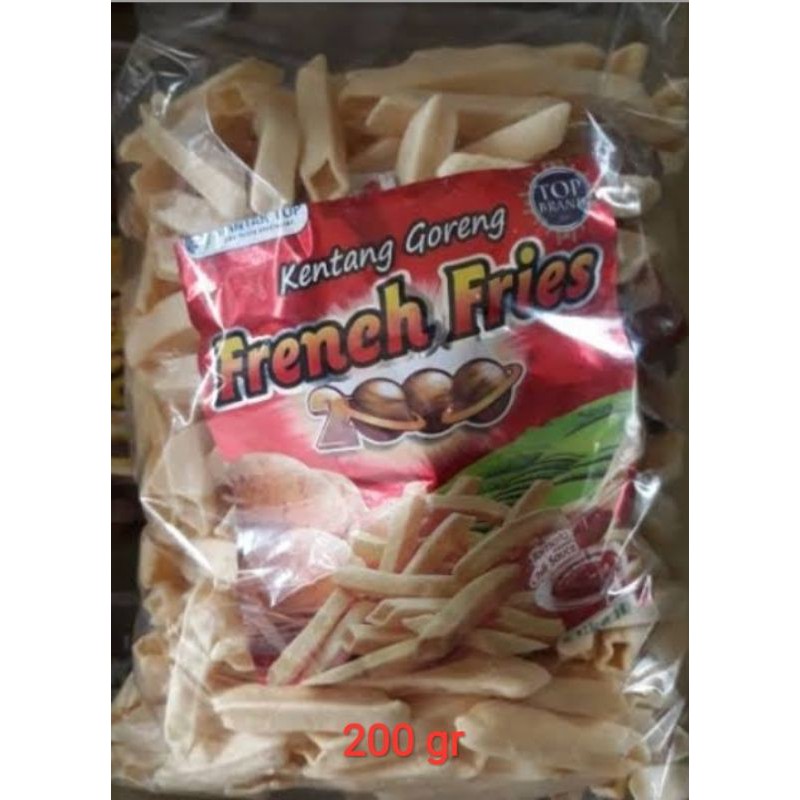 Jual French Fries 2000 Kemasan 200 Gr Cemilan Makanan Ringan Free Buble