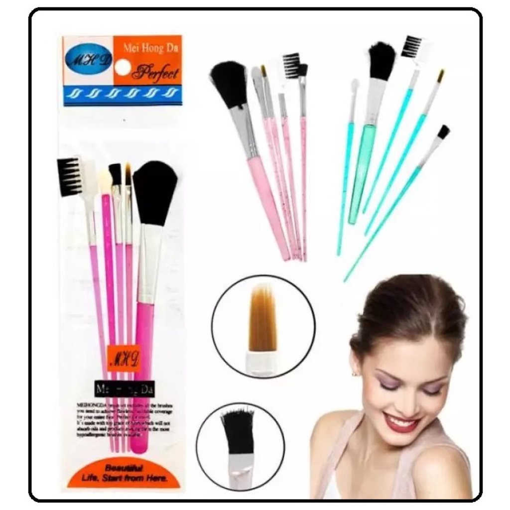 Jual Wbs Termurah Pcs Set Kuas Make Up Brush Kuas Makeup Eyebrow Brush Blush On Brush Eyeshadow