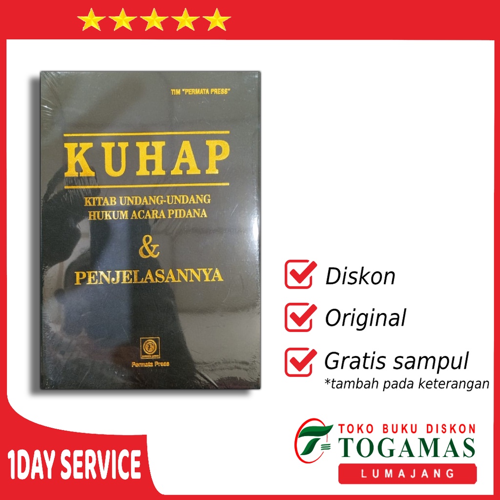 Jual KUHAP (KITAB UNDANG-UNDANG HUKUM ACARA PIDANA) & PENJELASANNYA by ...