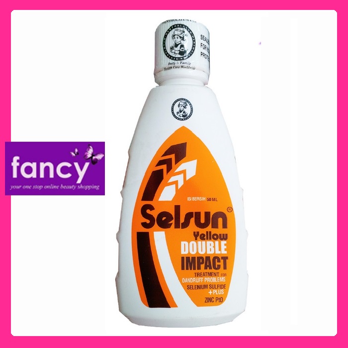 Selsun Yellow Double Impact Shampoo 60ml (Shampo Anti Ketombe)