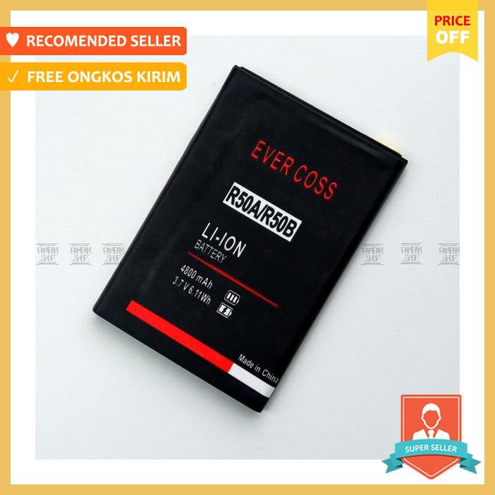 Jual baterai evercoss r50a winner y2 plus r50b y2 double power original ...