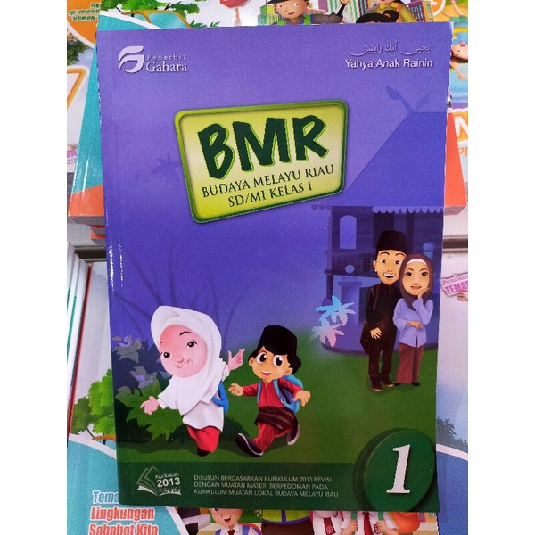 Jual Buku Pelajaran Sd Gahara Bmr Budaya Melayu Riau Kelas 1 Sdmi