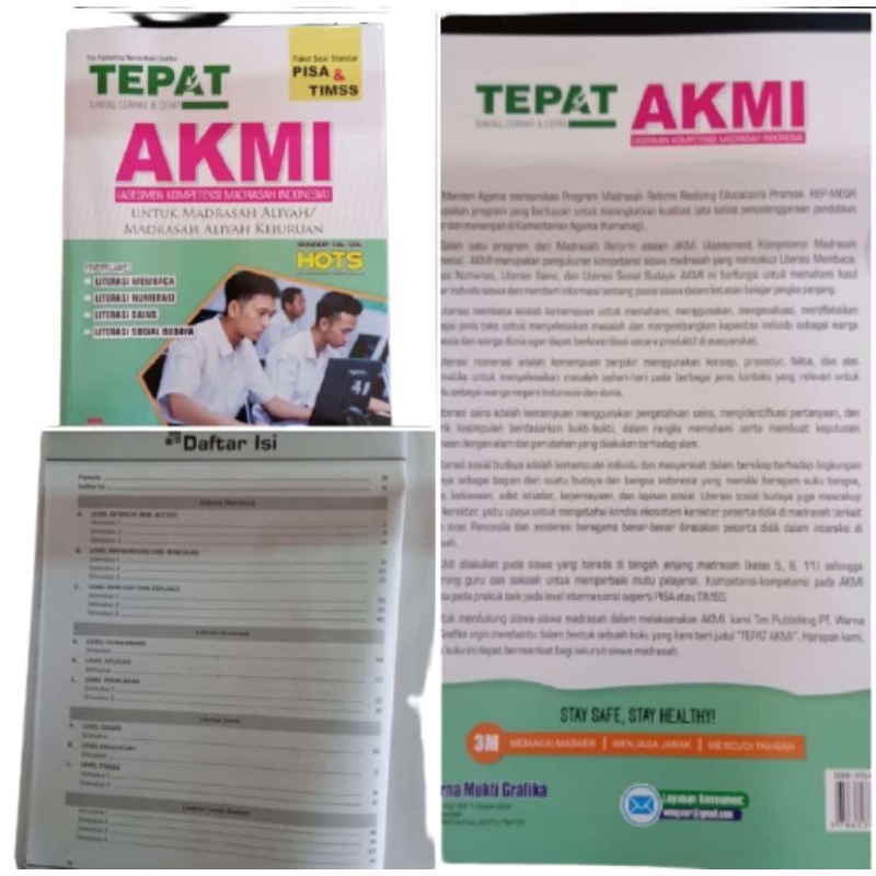 Jual ORI Buku TEPAT AKMI Asesmen Kompetensi Madrasah Indonesia Untuk ...