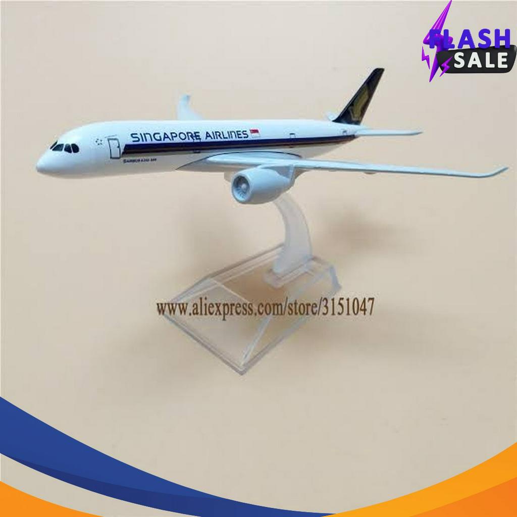 Jual SUPER Miniatur Diecast Pesawat Terbang Singapore Airlines Bahan ...