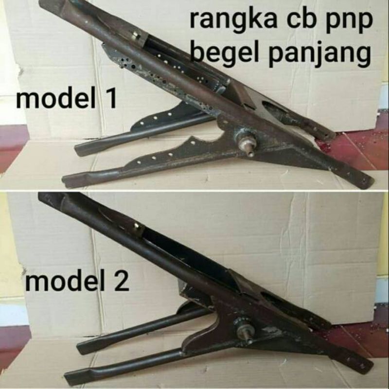 Jual RANGKA CB RONGKO BUNTUTAN CB+TEMPAT AKI PNP BEGEL PANJANG | Shopee ...