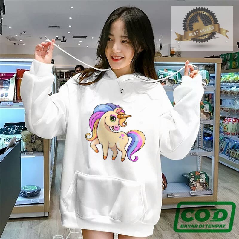 Jaket Hoodie Unicorn Jaket Sweater Remaja Dewasa
