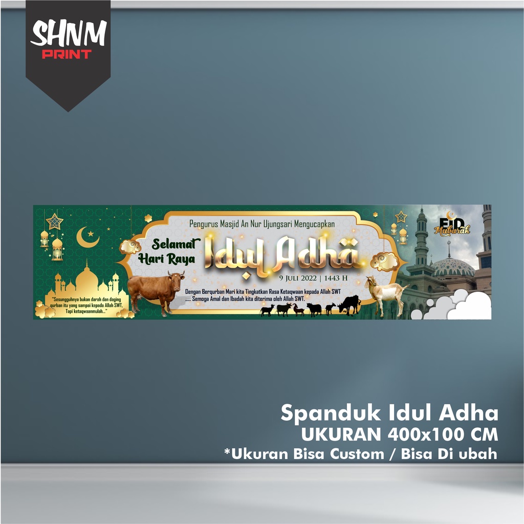 Jual Spanduk Banner Idul Adha | Shopee Indonesia