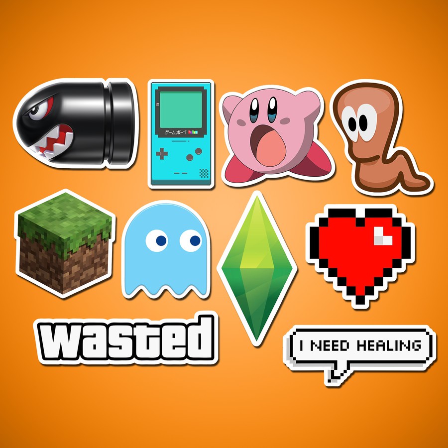 Jual Stiker/Sticker Game Mix 01 untuk Laptop, Mobil, Koper, dll ...