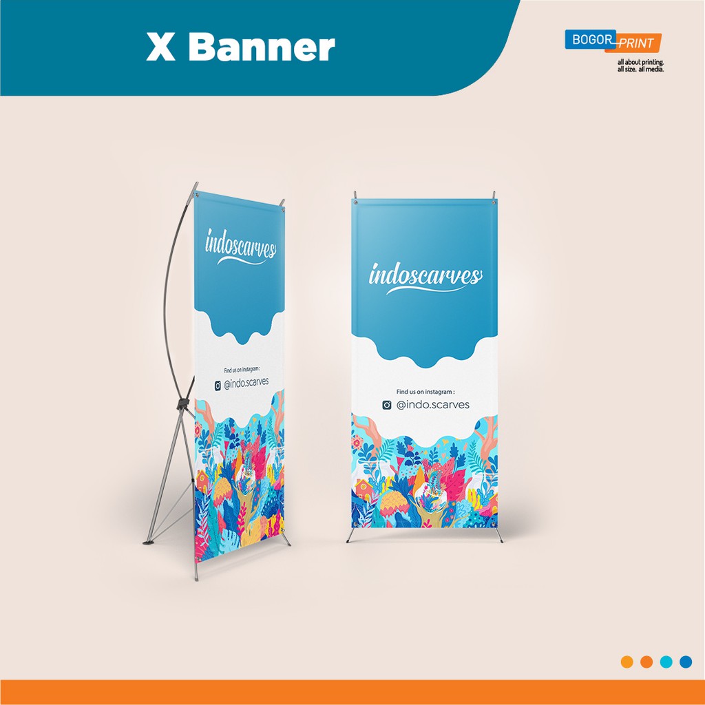 Jual Cetak X Banner / Flexi China / Korea / Jerman / PVC / Albatros ...