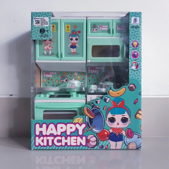 Jual Mainan happy kitchen set alat dapur anak - mainan anak perempuan ...