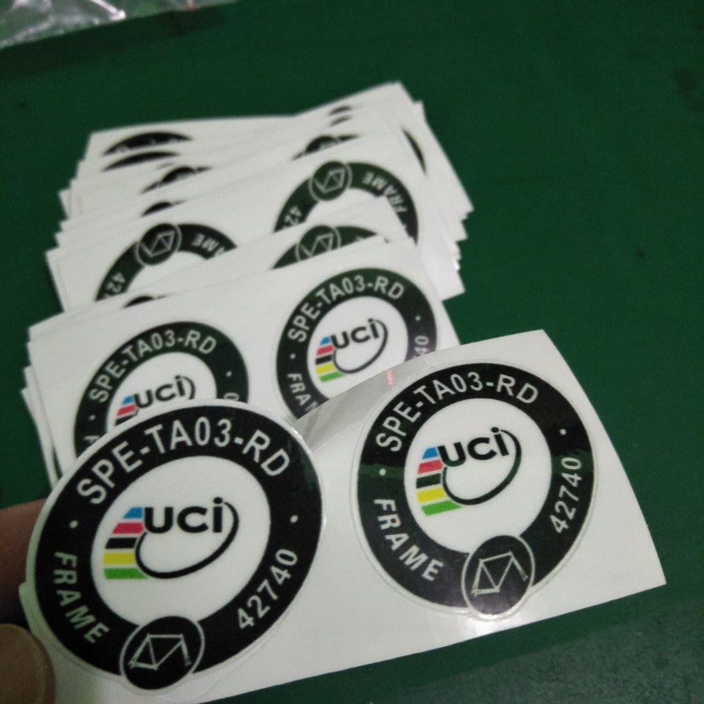 Jual stiker UCI Specialized Tarmac SPE-TA03-RD decal sticker | Shopee ...